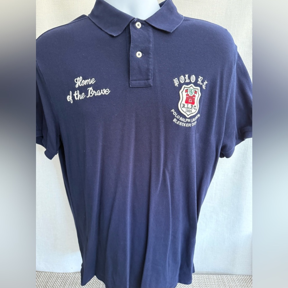 Polo by Ralph Lauren Navy Embroidered Crest Polo
